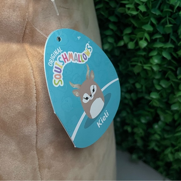 Squishmallows NWT Kieli the Antelope With Fuzzy Belly & Gold 16\